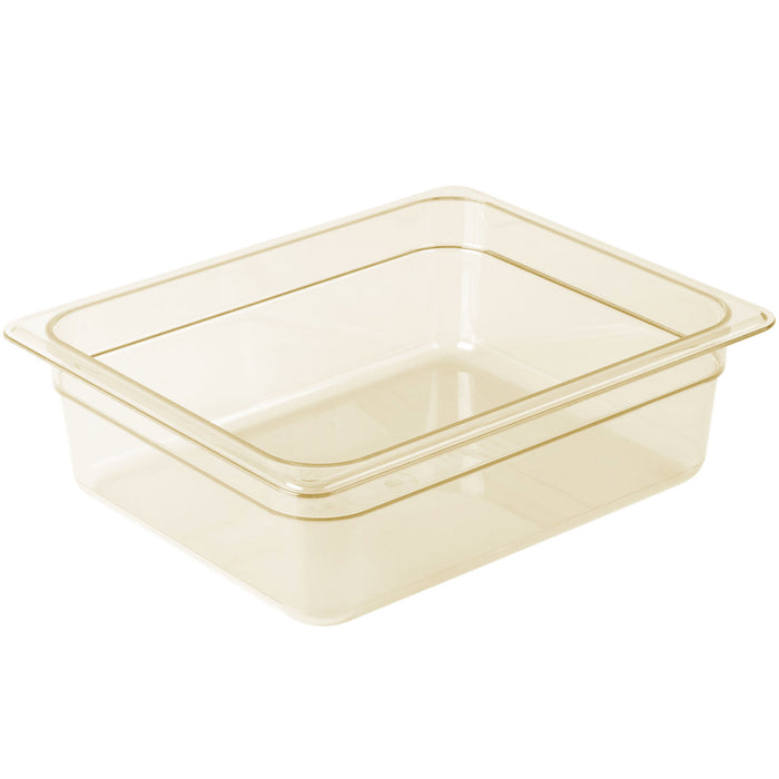 Cambro 24HP150 1/2 Size Food Pan 4in Deep - Amber