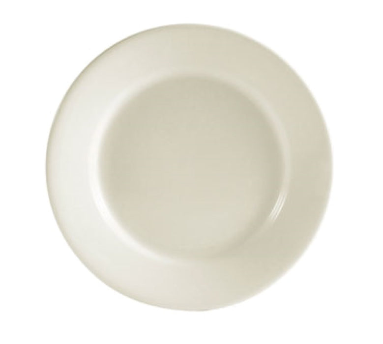 CAC China REC-7 REC 7 1/8" Round Plate (Case Of 36) - White
