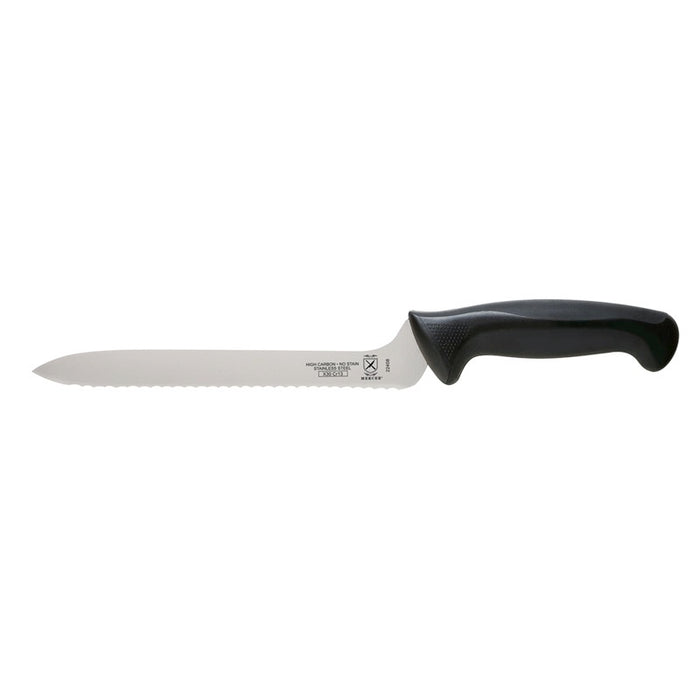 Mercer M22408 Millennia 8" Offset Knife - Black Handle