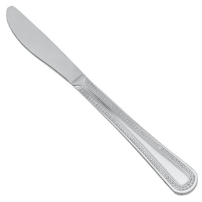 Update PL-88 8 9/16" Pearl Dinner Knife (One Dozen) - Stainless Steel