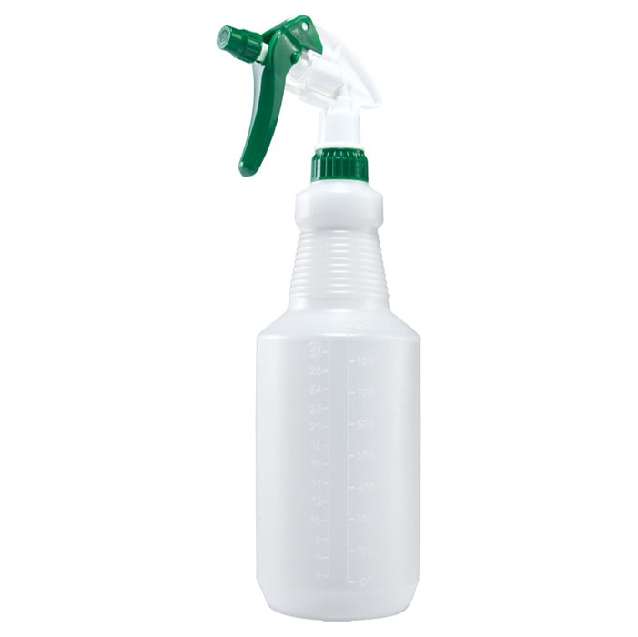 Winco PSR-9 Spray Bottle 28 Ounce Plastic - Green & White