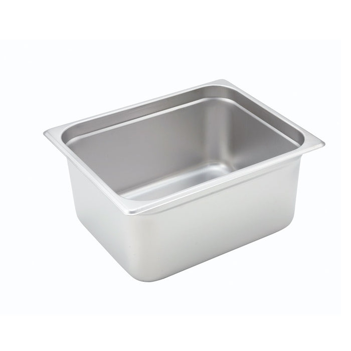 Winco SPJH-206 Steam Table Pan 1/2 Size 6" Deep Heavy Weight Stainless Steel