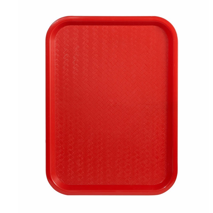 Winco FFT-1418R Fast Food Tray 14" x 18" BPA Free Polypropylene - Red