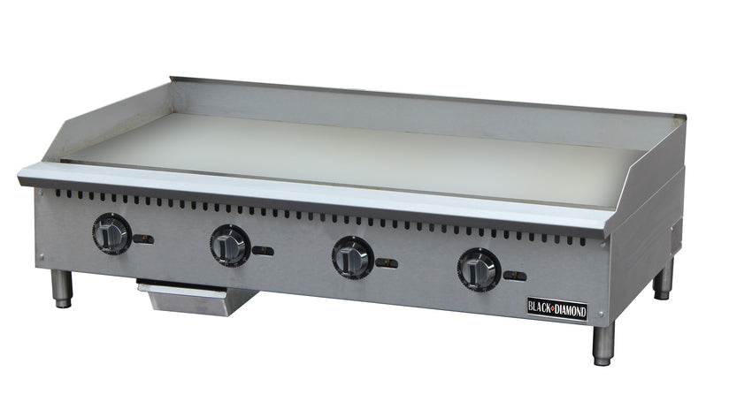 Admiral Craft BDCTG-48T 48" Countertop Gas Griddle Thermostatic Controls