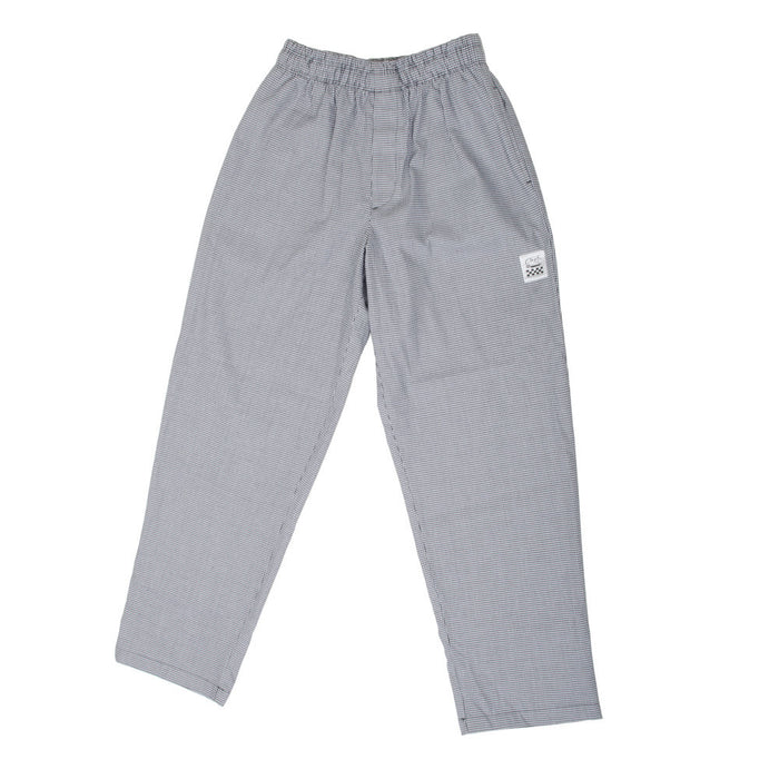 Chef Revival P005HT-S EZ Fit Chef Pant (Size S) - Hounds Tooth